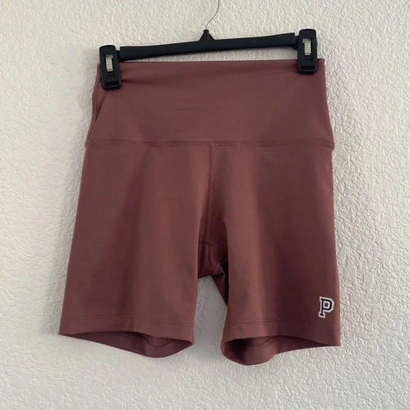 PINK biker shorts Size Small - Picture 1 of 4